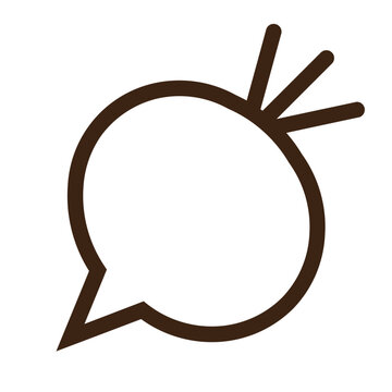 recommend clip art: beet beetroot food natural radish vegetable outline icon
