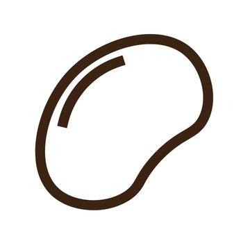recommend clip art: bean kidney chilli cooking food vegetable ios outline icon