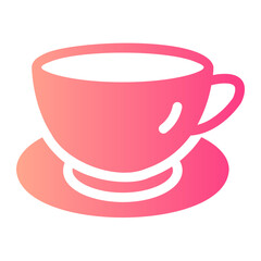 Coffee gradient icon