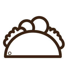 bread breakfast food healthy meal sandwich vegetable outline icon
