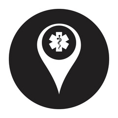 Drug store location icon