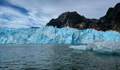 Fototapeta na wymiar Glaciar San Rafael Laguna San Rafel, Patagonia, Chile