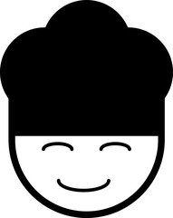 Chef Hat Master Icon Vector Illustration Flat Design Trendy.eps