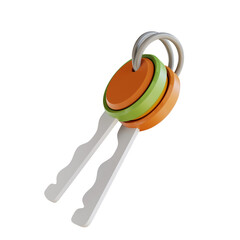 3D illustration business key