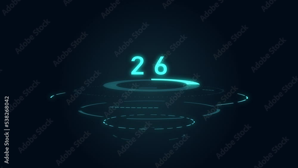 Poster Abstract Circle and line HUD technological futuristic elements.particle data background future design.