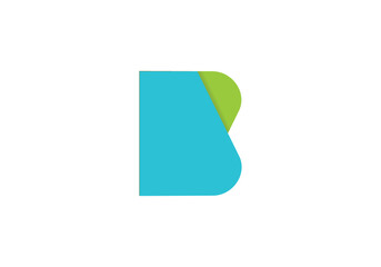 Letter B vector logo and icon design template