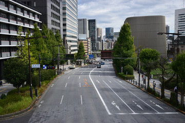 東京の道