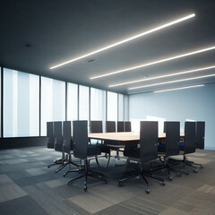 Office Conference Room in Modern Office