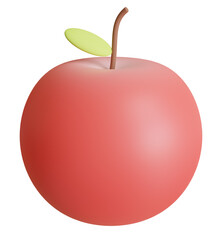3D Apple Fruit