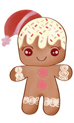 Gingerbread watercolor