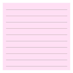 note paper pad sheet