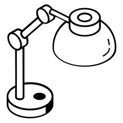 Check out outline isometric icon of binoculars