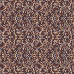 Seamless fractal pattern in vector format for printed fabrics or any other purposes. Every object is grouped base on color so the pattern is editable, tileable and easy to use.