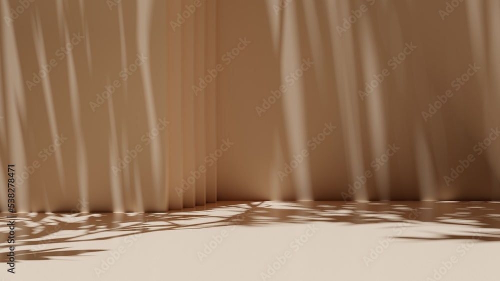 Poster 3d pastel background product display podium with shadow platform stand to show cosmetic product. sta
