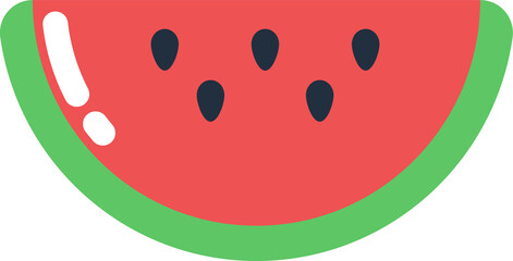Cute watermelon element.
