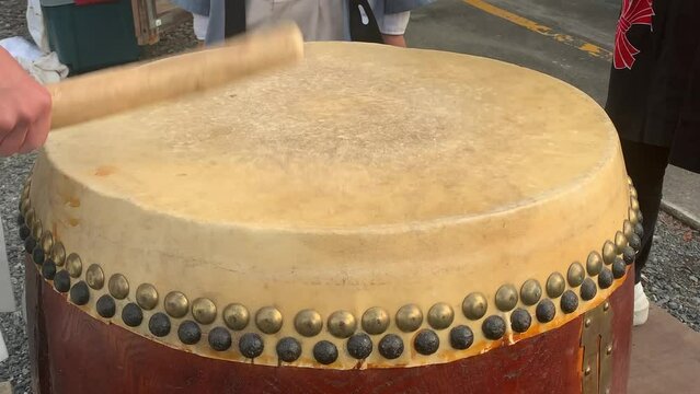 迎え太鼓　祭り太鼓