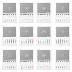 Calendar 2023 on a white background. Vector illustration.