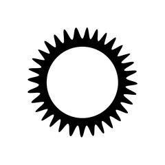 shining sun, spherical sun icon,cartoon text frame,Various circular speech bubbles, conversation