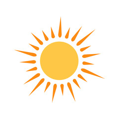 shining sun, spherical sun icon,cartoon text frame,Various circular speech bubbles, conversation