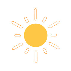 Obraz premium shining sun, spherical sun icon,cartoon text frame,Various circular speech bubbles, conversation