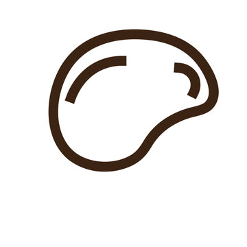 brown cook french fries patato snack vegetable outline icon