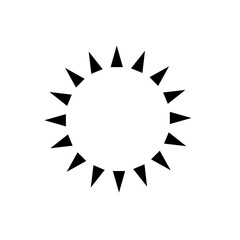 shining sun, spherical sun icon,cartoon text frame,Various circular speech bubbles, conversation