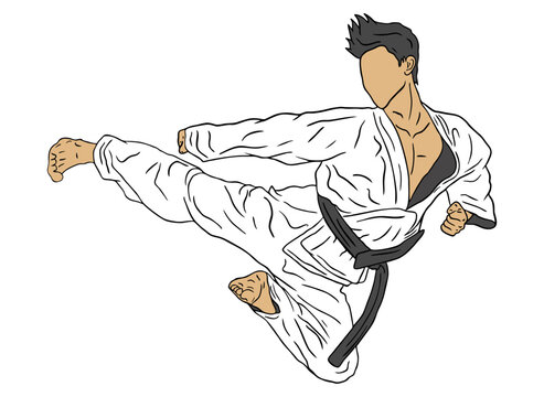 Flying Kick Karate Images – Browse 2,404 Stock Photos, Vectors, and Video |  Adobe Stock