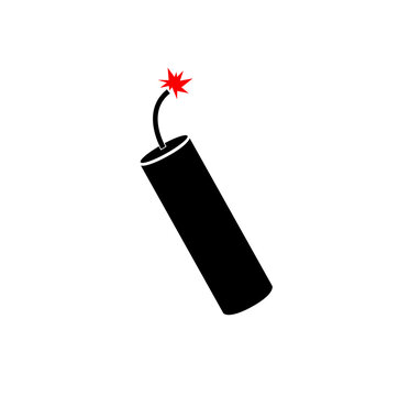 Isolated cracker vector icon. Fataka vector icon.