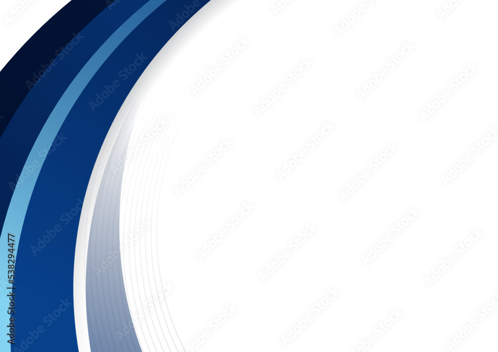 Poster modern blue abstract background for business presentation design template