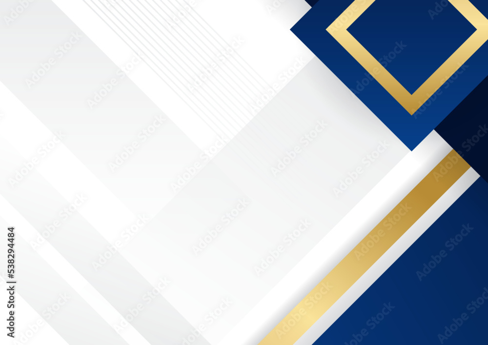 Poster modern blue abstract background for business presentation design template