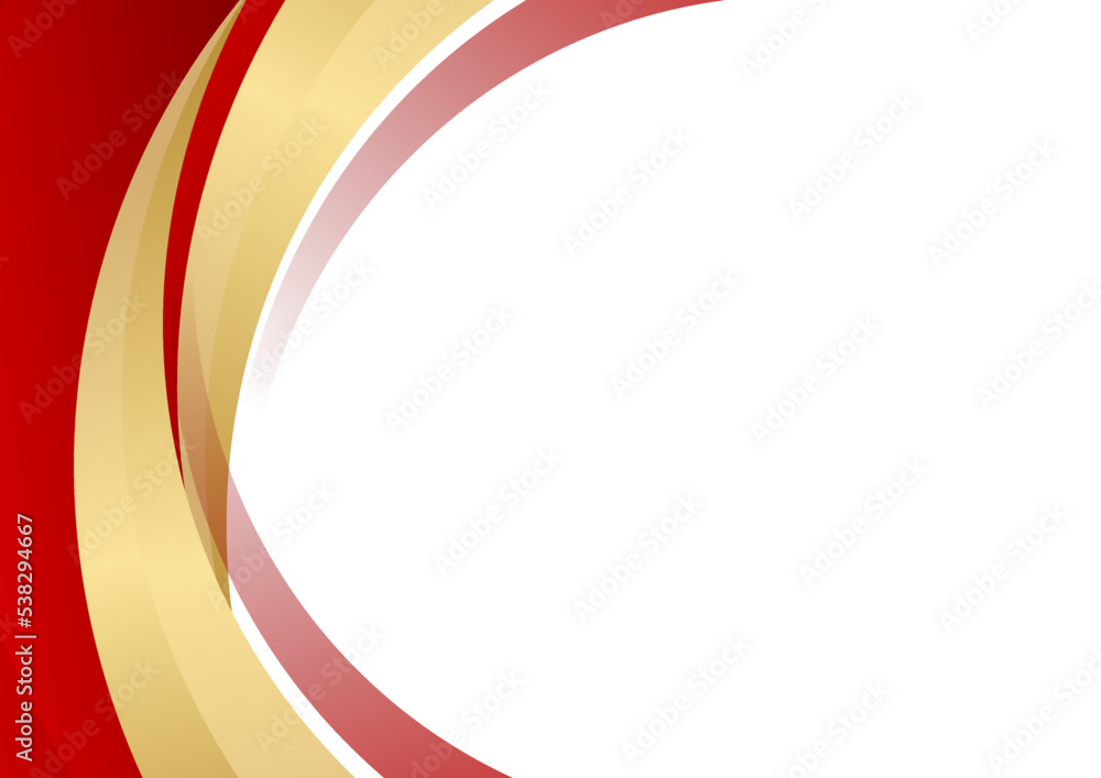 Poster modern red white abstract background for business presentation design template
