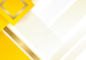 Modern orange yellow white abstract background for business presentation design template