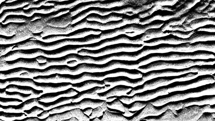 Sand effect black texture. Dark grainy texture on white background. Dust overlay textured. Grain noise particles. Grunge design elements. Vector illustration, EPS 10.