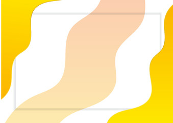 Modern orange yellow white abstract background for business presentation design template