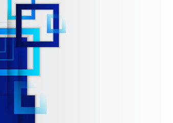 Modern blue abstract background for business presentation design template