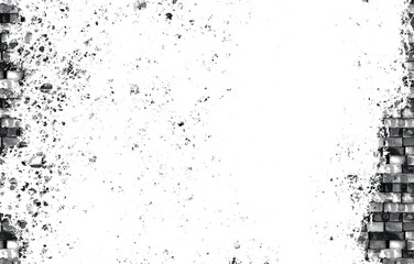Grunge Black and White Distress Texture.Grunge rough dirty background.For posters, banners, retro and urban designs.
