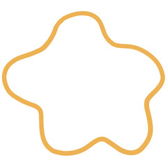 Hand drawn abstract doodle line