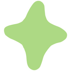 Hand drawn cute pastel abstract doodle line