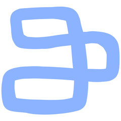 Fototapeta premium Hand drawn cute pastel abstract doodle line