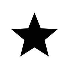 star isolated on white