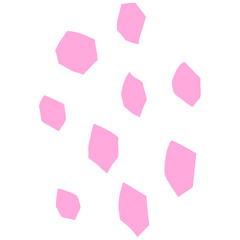 Hand drawn abstract organic shape