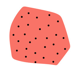 Hand drawn abstract organic shape