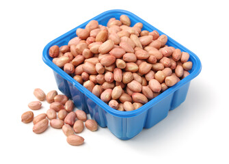  Peanut kernel isolated on white background