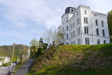 Fototapeta na wymiar Künstlerhaus Schloss Balmoral in Bad Ems
