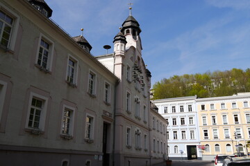 Rathaus mit Glockenspiel in Bad Ems