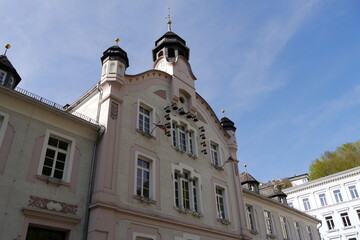 Rathaus mit Glockenspiel in Bad Ems