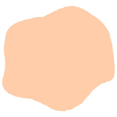 Pastel abstract organic shape scribble hand drawn