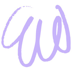 Pastel abstract organic shape scribble hand drawn