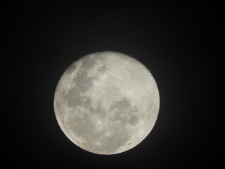 full moon picture taken with nikon b700 at indonesia east java