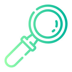 magnifying glass gradient icon